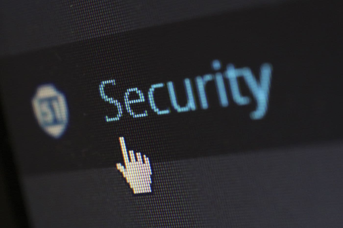 Close-up of a security interface representing protected healthcare data